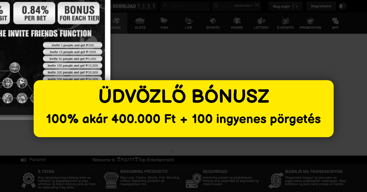 FG777 Casino Magyarország